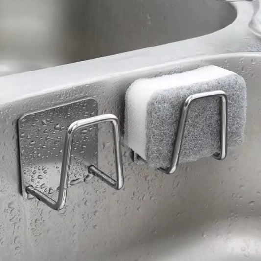 Porte Éponge Inox Antirouille Adhésif