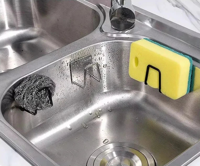 Porte Éponge Inox Antirouille Adhésif