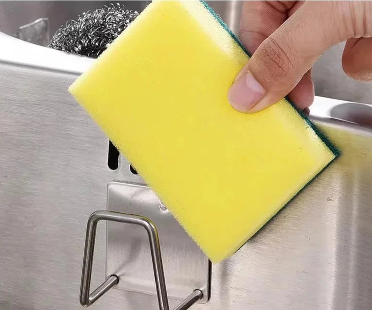 Porte Éponge Inox Antirouille Adhésif